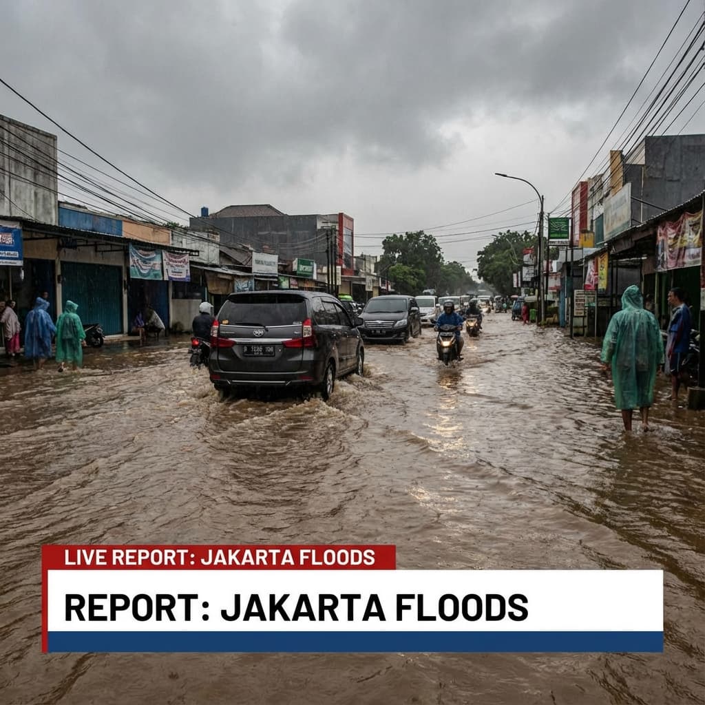 Banjir Jakarta Surut dalam 2 Jam Berkat Sistem Drainase Baru