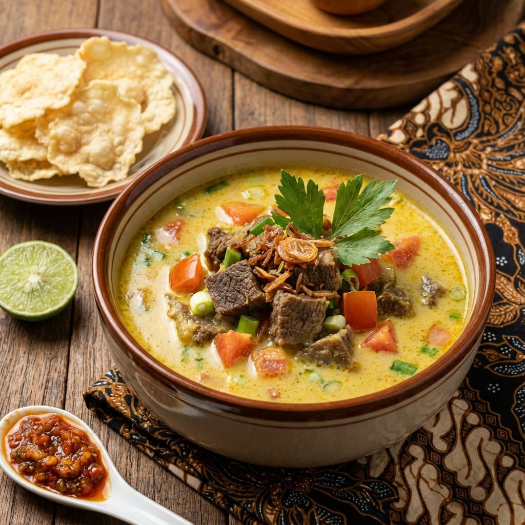 Resep Soto Betawi Kuah Susu yang Gurih dan Creamy, Tanpa Santan