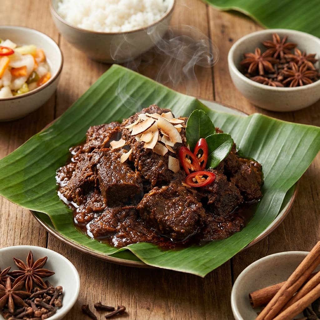 Resep Rendang Daging Sapi Empuk dan Bumbu Meresap Sempurna